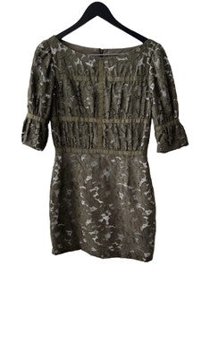 Camilla And Marc ‘The Gaming Dress’ Size 12 Olive Lace Dress