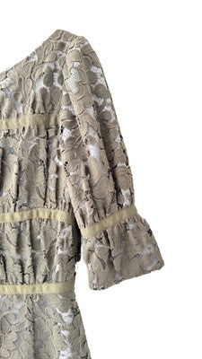 Camilla And Marc ‘The Gaming Dress’ Size 12 Olive Lace Dress