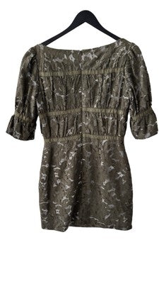 Camilla And Marc ‘The Gaming Dress’ Size 12 Olive Lace Dress