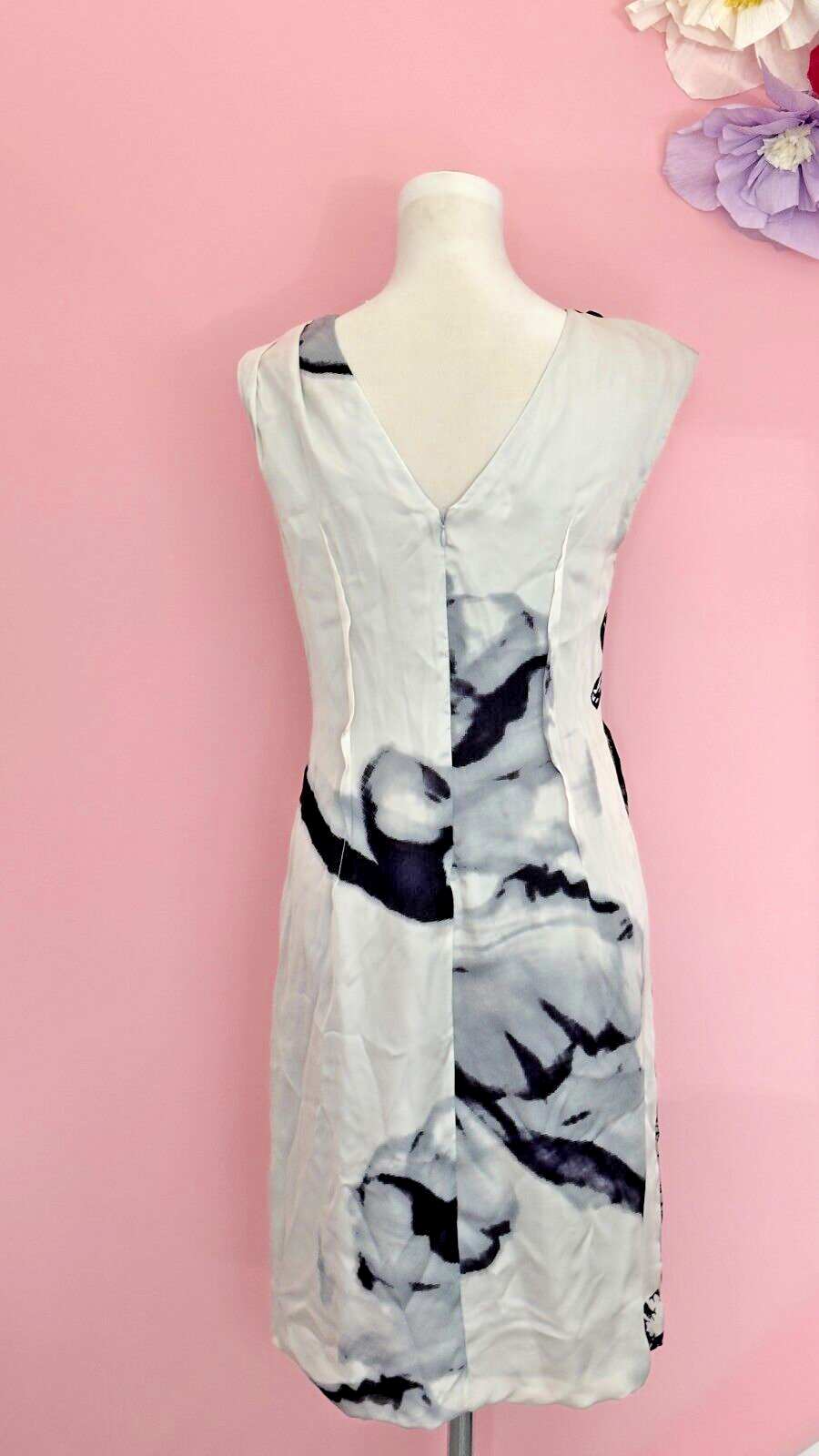 Lisa Ho Designer Silk Dress - Size 8 | Elegant Black Formal Dress | RRP $599