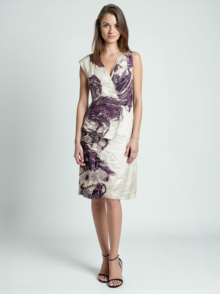 Lisa Ho Designer Silk Dress - Size 8 | Elegant Black Formal Dress