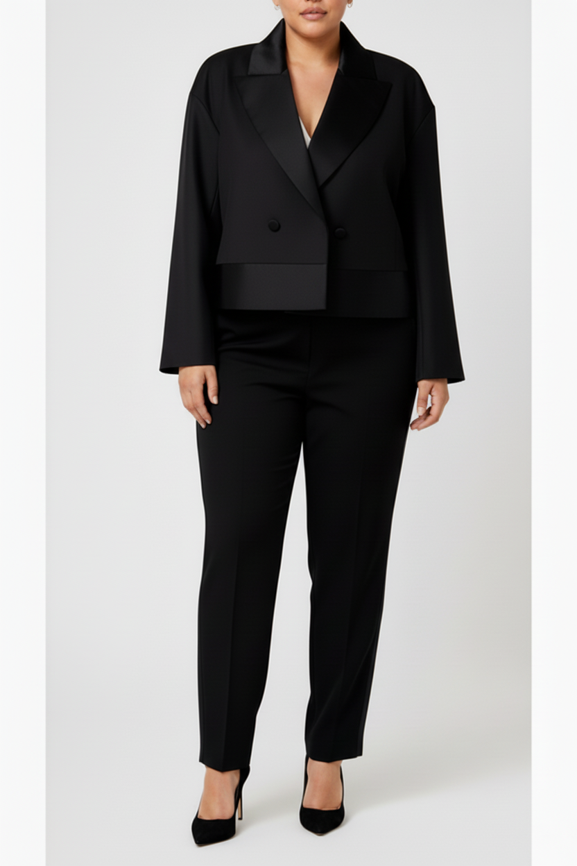Ellery Tuxedo Jacket Size 14–16 – Fully Lined Double-Breasted with Concealed Buttons NWT