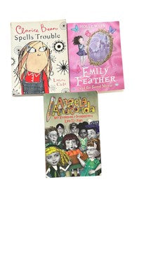 3  Children"s Books Bundle Books Clarice Bean Spells Trouble