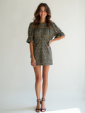 Camilla And Marc ‘The Gaming Dress’ Size 12 Olive Lace Dress