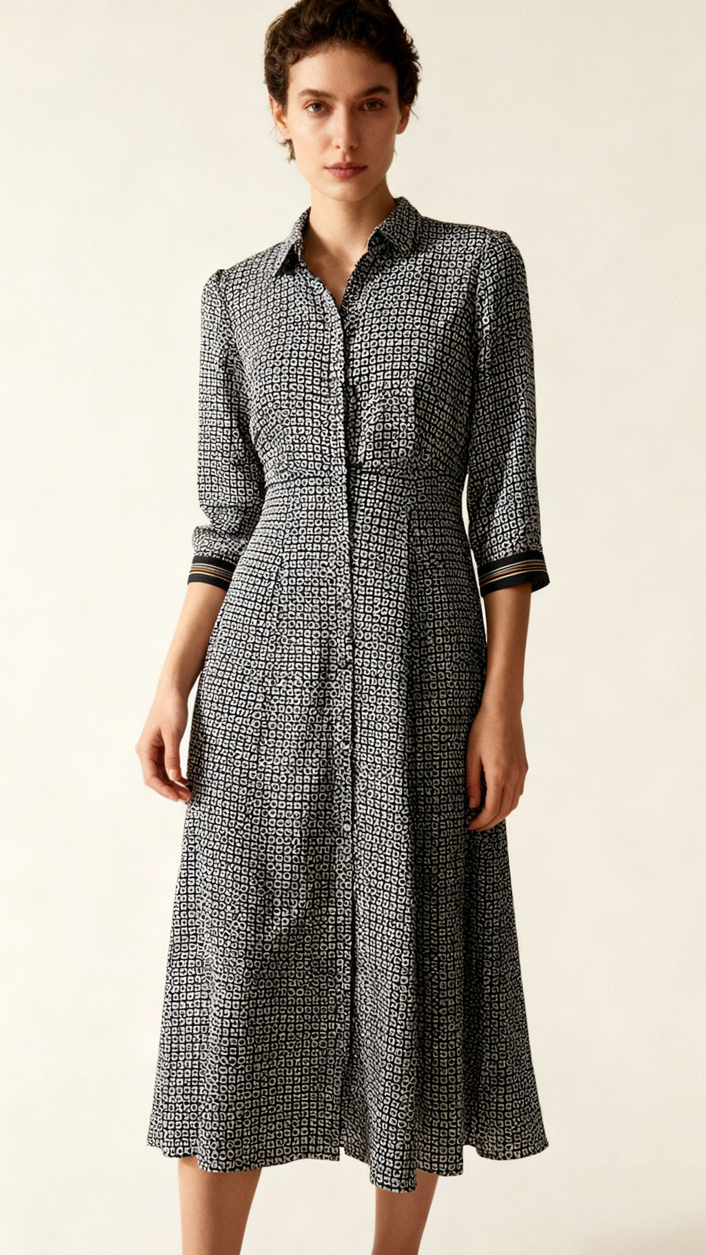 Country Road Graphic Print Dress, Size 10, with 3/4 Sleeves and A-Line Skirt – Pre-Loved Designer Fashion by Coco &amp; Louis