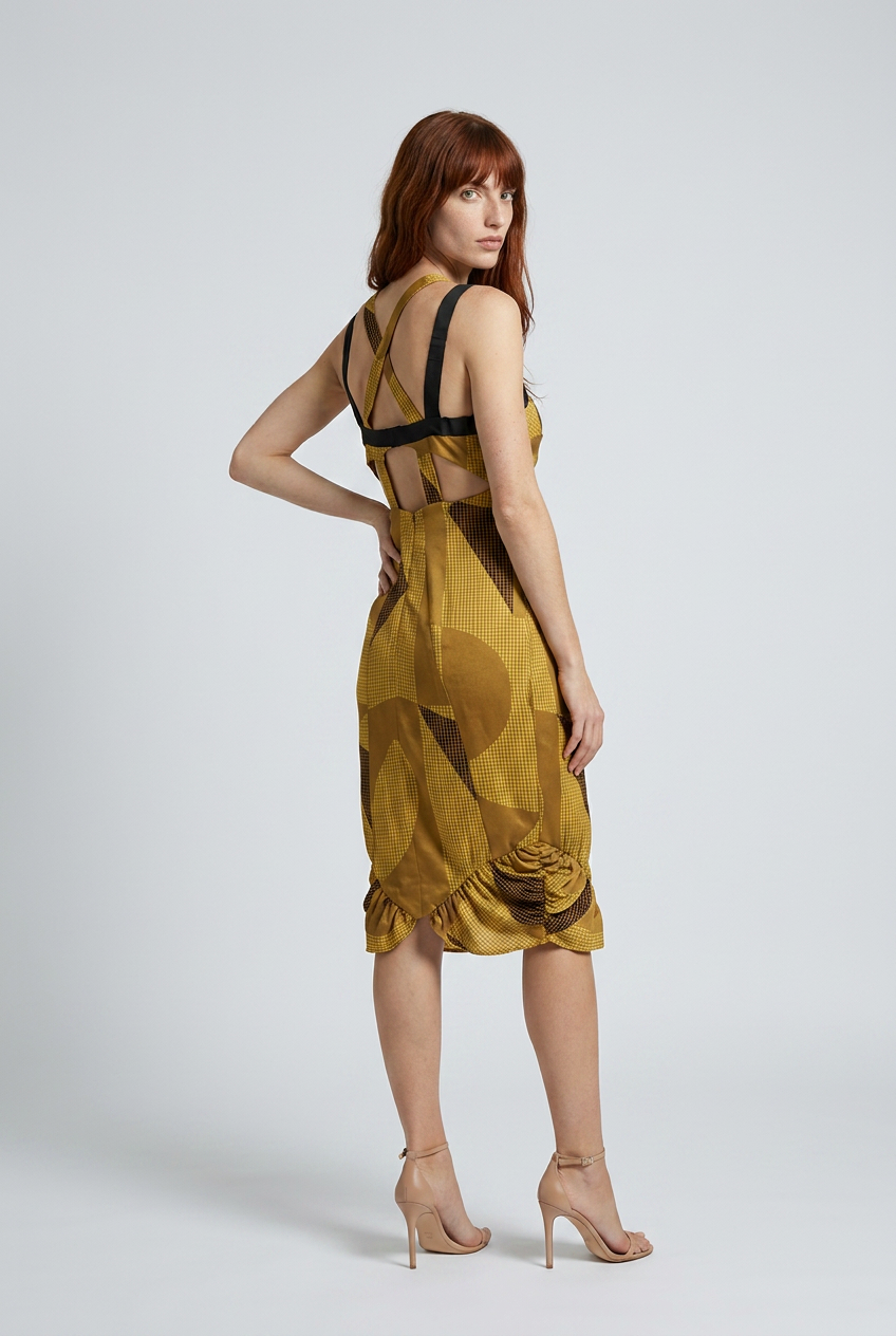Sass & Bide Designer Dress – Size Small | Statement Print Midi Dress