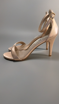 London Rebel Rose Gold Sandals – Ankle Strap Heels | Women’s Size 7 Shoes