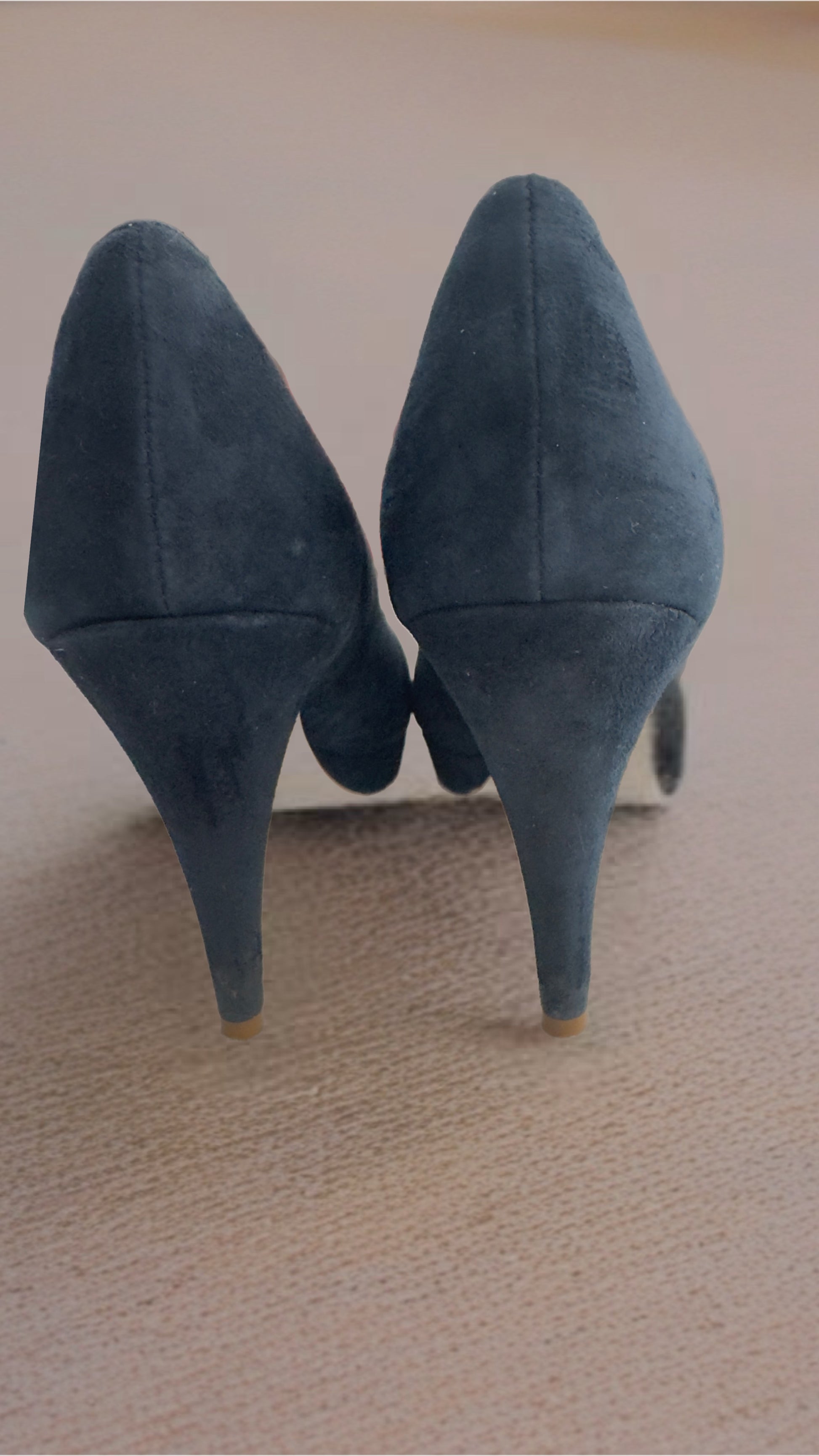 ZU Navy Suede Court Shoes – Classic Heels | Women’s Size 7.5 Shoes