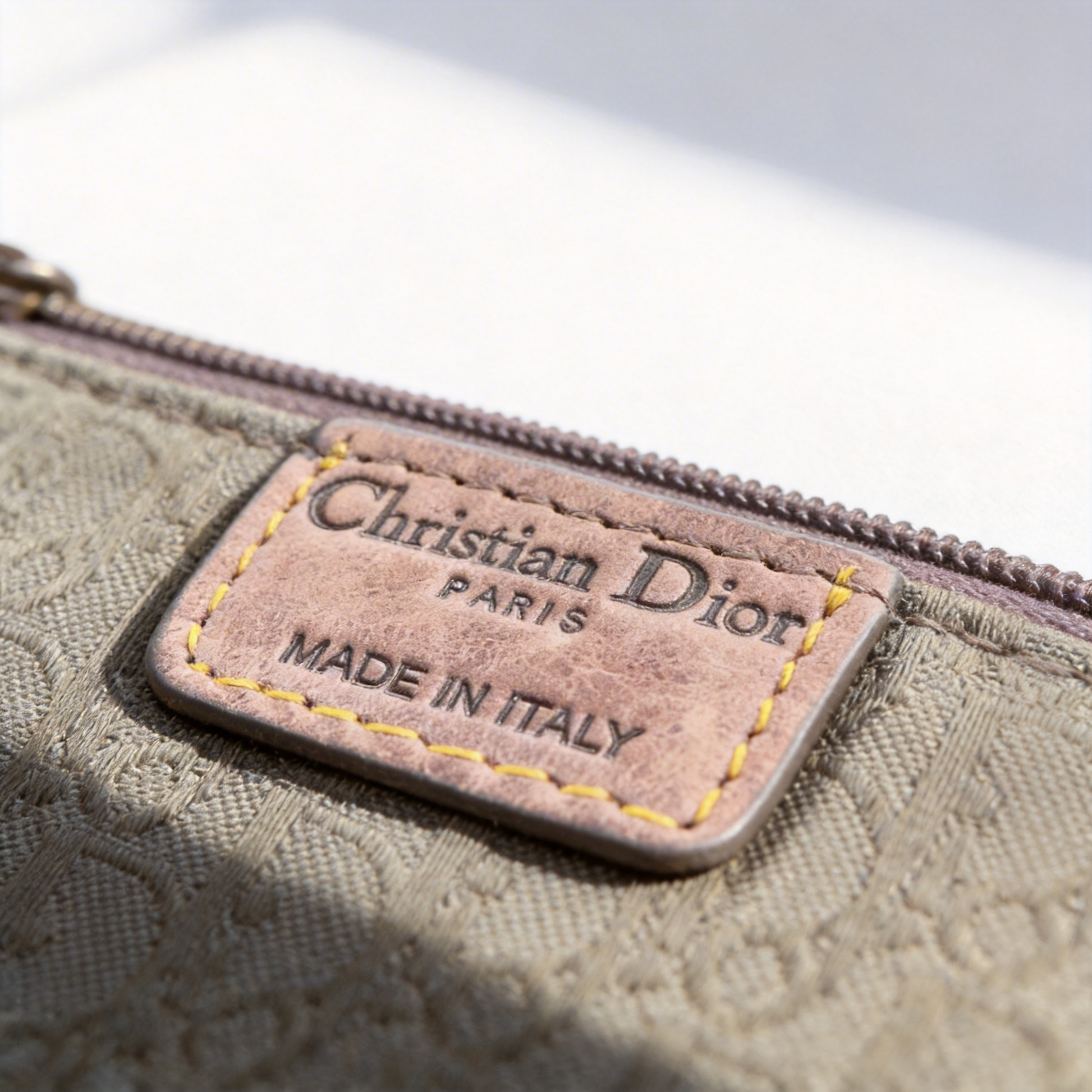 Christian Dior Gaucho Saddle Bag Brown Leather Shoulder Bag Boho Luxury